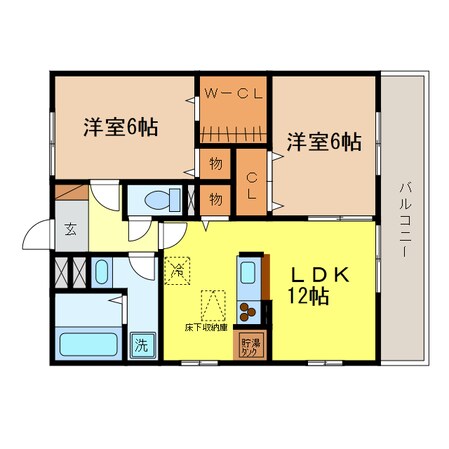 瀬田駅 徒歩20分 3階の物件間取画像